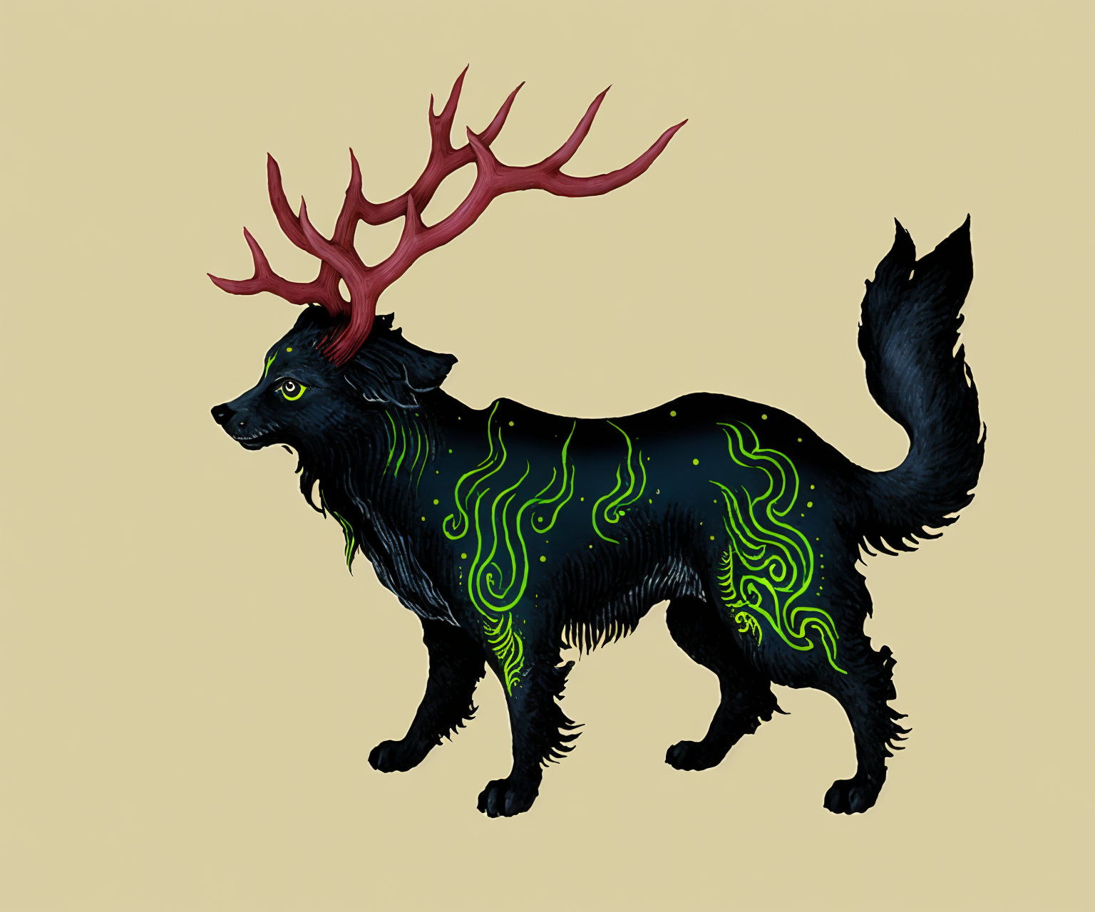 40733-4104743619-Chinese mythology, a dog with antlers.png